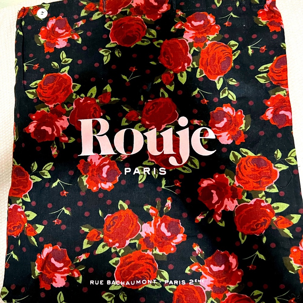Rouje tote bag in winter floral print